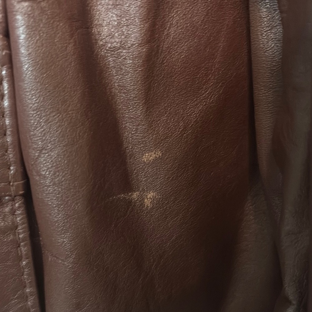 Brown Leather Jacket - Picture 4 of 6